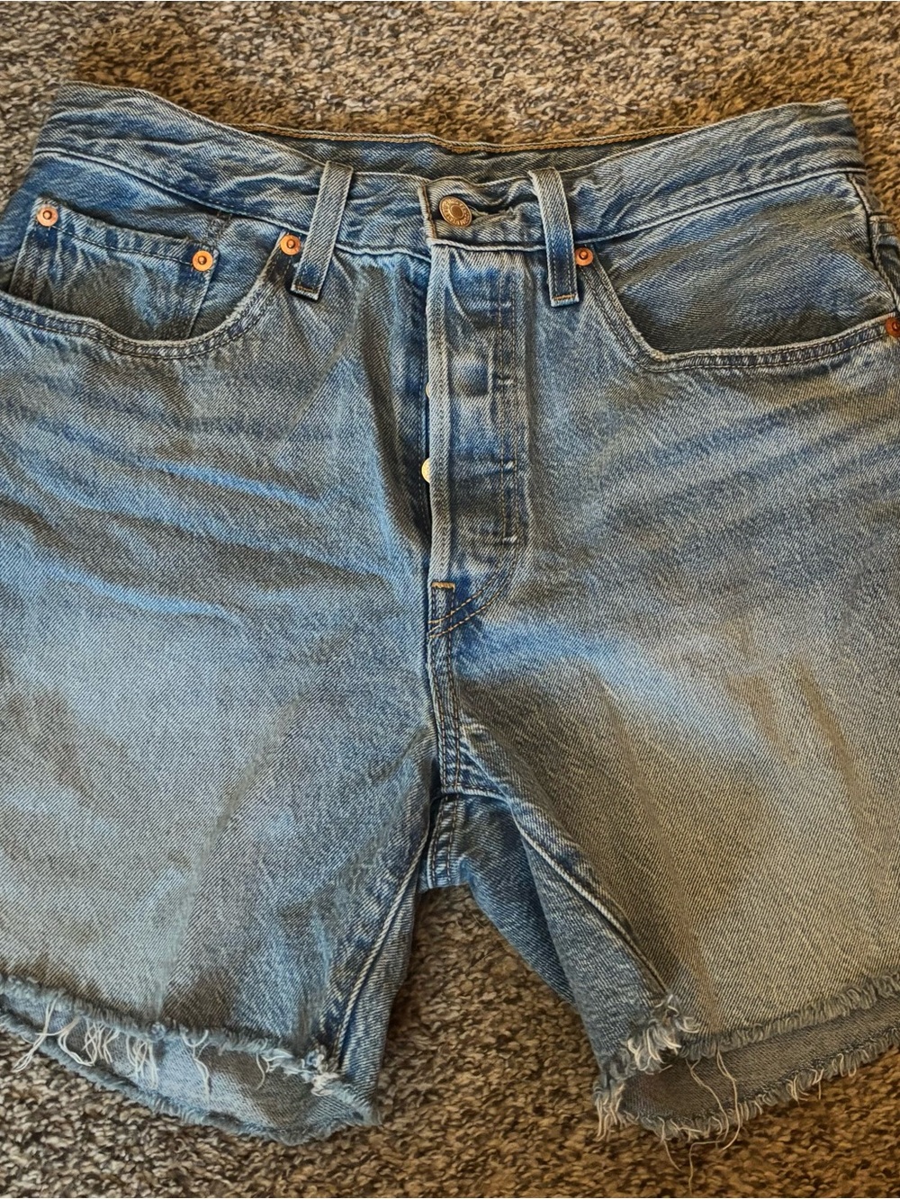 Levi’s Button Fly Jean Shorts